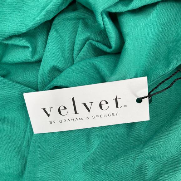 VELVET by GRAHAM & SPENCER Tank Top Size Small Adelise Faux Wrap Tile Collar NWT - Picture 5 of 14